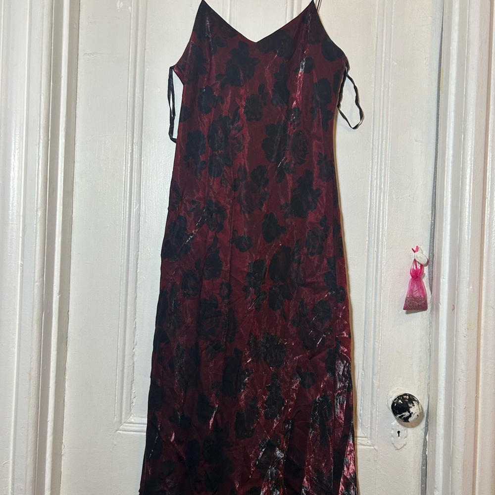 Elegant Floral Slip Dress